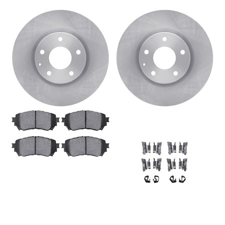 DYNAMIC FRICTION CO 6512-80323, Rotors with 5000 Advanced Brake Pads includes Hardware 6512-80323